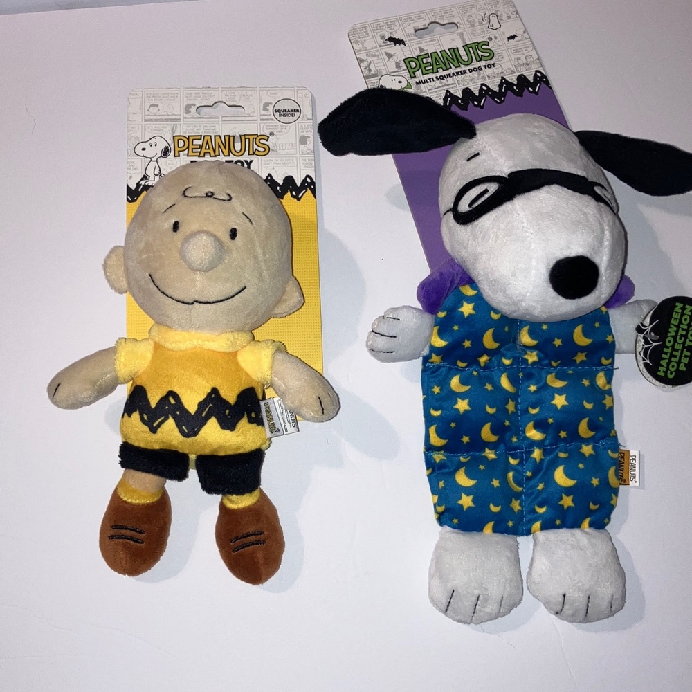 Peanuts Charlie Brown and Halloween Snoopy Plush Set